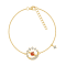 J'ADMIRE 14K Yellow Gold Over Sterling Silver Sun Bracelet