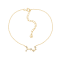 J'ADMIRE 14K Gold Over Sterling Silver Zodiac Anklet for Women