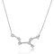J'ADMIRE Virgo Zodiac Constellation Platinum 950 Over Sterling Silver
Pendant Necklace