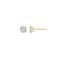 LUXGEM 14K Yellow Gold Round Cut Solitaire Studs | 2 carat Cubic Zirconia