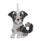 J'ADMIRE Platinum Plated Sterling Silver Australian Shepherd Puppy
Pendant Necklace