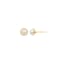 J'ADMIRE 10K Gold Birthstone Solitaire Stud Earrings