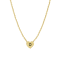 J'ADMIRE 14K Yellow Gold Over Sterling Silver Simple Initial Pendant Necklace