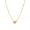 J'ADMIRE 14K Yellow Gold Over Sterling Silver Simple Initial Pendant Necklace