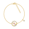 J'ADMIRE 14K Yellow Gold Over Sterling Silver Venus Bracelet