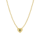 J'ADMIRE 14K Yellow Gold Over Sterling Silver Simple Initial Pendant Necklace