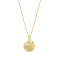 J'ADMIRE 14K Yellow Gold Over Sterling Silver Virgo Zodiac Stars Pendant Necklace