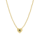 J'ADMIRE 14K Yellow Gold Over Sterling Silver Simple Initial Pendant Necklace