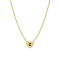 J'ADMIRE 14K Yellow Gold Over Sterling Silver Simple Initial Pendant Necklace