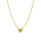 J'ADMIRE 14K Yellow Gold Over Sterling Silver Simple Initial Pendant Necklace