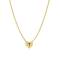 J'ADMIRE 14K Yellow Gold Over Sterling Silver Simple Initial Pendant Necklace