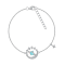 J'ADMIRE Platinum Over Sterling Silver Mercury Bracelet