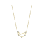J'ADMIRE Capricorn Zodiac Constellation 14K Yellow Gold Over Sterling
Silver Pendant Necklace