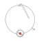 J'ADMIRE Platinum Over Sterling Silver Sun Bracelet