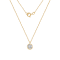 LUXGEM 14K Yellow Gold Bezel Round Cut Pendant Necklace | 0.5 Carat
Cubic Zirconia