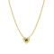 J'ADMIRE 14K Yellow Gold Over Sterling Silver Simple Initial Pendant Necklace