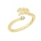 J'ADMIRE 14K Yellow Gold Over Sterling Silver Aquarius Horoscope Ring