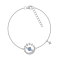J'ADMIRE Platinum Over Sterling Silver Uranus Bracelet