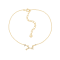 J'ADMIRE 14K Gold Over Sterling Silver Zodiac Anklet for Women