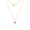 LUXGEM 10K Solid Gold Solitaire October Birthstone Necklace, 0.25 Carat
Gemstone Simulant CZ