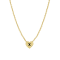 J'ADMIRE 14K Yellow Gold Over Sterling Silver Simple Initial Pendant Necklace