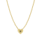 J'ADMIRE 14K Yellow Gold Over Sterling Silver Simple Initial Pendant Necklace