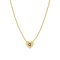 J'ADMIRE 14K Yellow Gold Over Sterling Silver Simple Initial Pendant Necklace