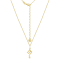 J'ADMIRE 14K Yellow Gold Over Sterling Silver Scorpio Zodiac Pendant Necklace