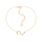 J'ADMIRE 14K Gold Over Sterling Silver Zodiac Anklet for Women