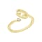 J'ADMIRE 14K Yellow Gold Over Sterling Silver Cander Horoscope Ring