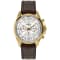 JACQUES LEMANS Men's Sport Watch Silicone/Leather, Stainless Steel
Strap, Gold, Chronograph 1-2117