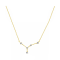 J'ADMIRE Cancer Zodiac Constellation 14K Yellow Gold Over Sterling
Silver Pendant Necklace