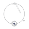 J'ADMIRE Platinum Over Sterling Silver Neptune Bracelet
