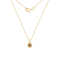 LUXGEM 10K Solid Gold Solitaire November Birthstone Necklace, 0.25 Carat
Gemstone Simulant CZ