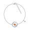 J'ADMIRE Platinum Over Sterling Silver Mars Bracelet