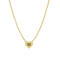 J'ADMIRE 14K Yellow Gold Over Sterling Silver Simple Initial Pendant Necklace