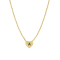J'ADMIRE 14K Yellow Gold Over Sterling Silver Simple Initial Pendant Necklace