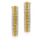 KALLATI 14K White Gold "Sunset" 1.05ct White & Natural
Yellow Diamond Earrings