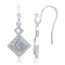 KALLATI 14K White Gold "Princesse Royale" 0.55ct Diamond Earrings