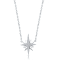 KALLATI White Gold 0.15 ctw Diamond Necklace