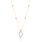 KALLATI Yellow Gold "Eternal" 0.40ct Diamond Necklace
