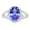 KALLATI White Gold 3.45 ctw Tanzanite and Diamond Ring