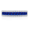 KALLATI White Gold 1.50 ctw Sapphire and Diamond Ring