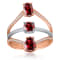 KALLATI Two-tone Gold "Heirloom" 1.60 ctw Ruby Ring
