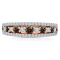 KALLATI Rose Gold "Coco Kallati" 1.00ct Round Coco & White
Diamond Ring