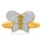 KALLATI Yellow Gold "Sunset" 0.50 ctw White & Natural
Yellow Diamond Ring