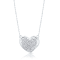 KALLATI White Gold "Eternal" 0.50ct Round White Diamond Necklace