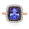 KALLATI Rose Gold "Renaissance" 2.40ctw Tanzanite &
Diamond Ring