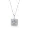 KALLATI White Gold "Princesse Royale" 0.60ct Princess White
Diamond Pendant