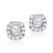 KALLATI White Gold "Eternal" 0.25ct Diamond Earrings